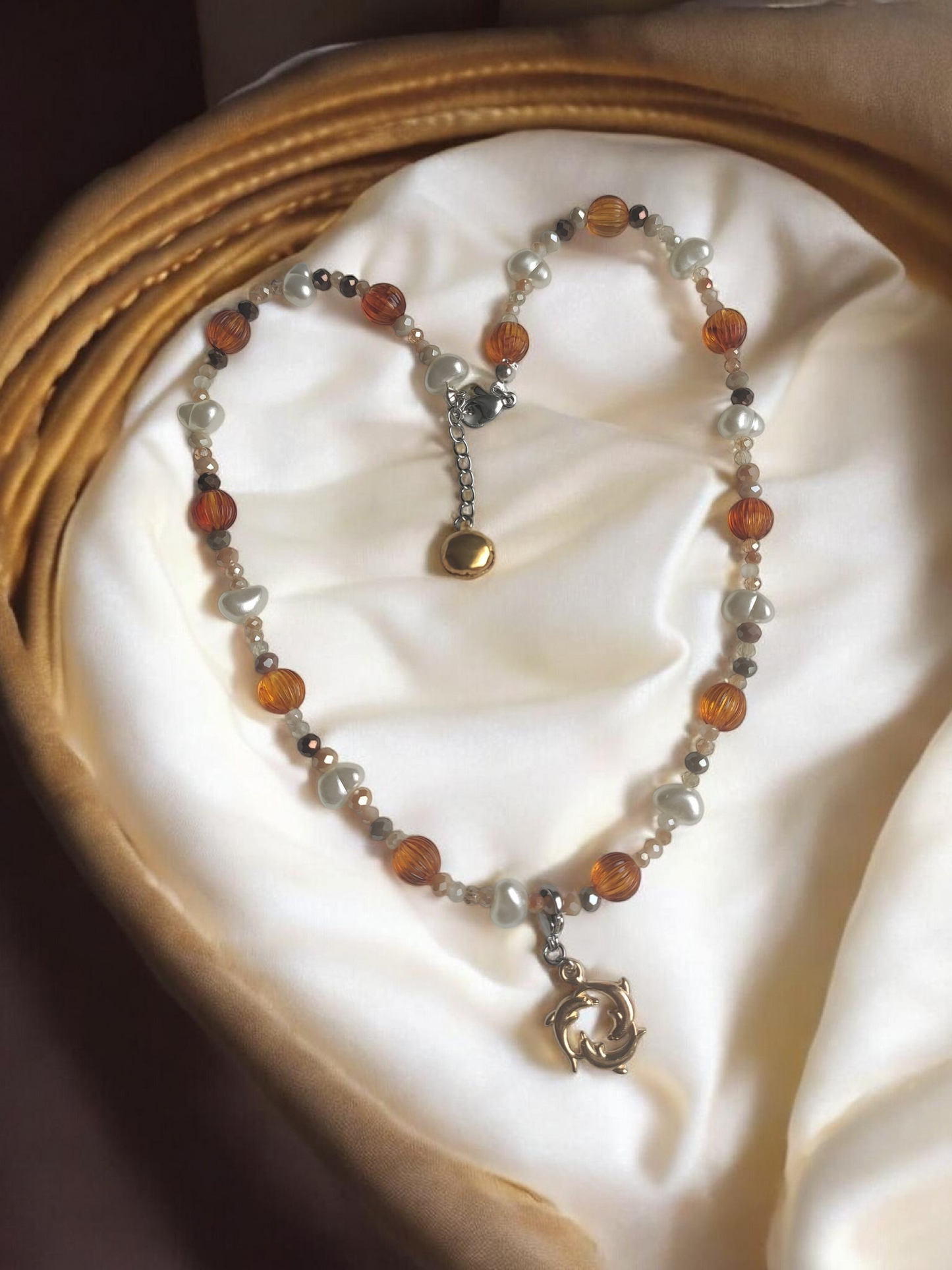 Perlenkette Handmade " Babett"