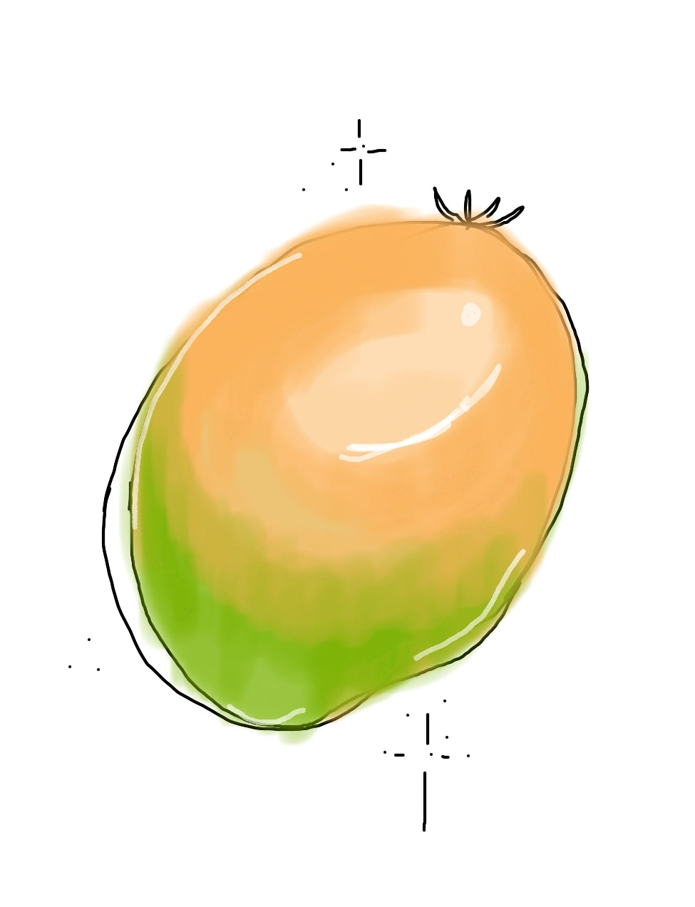 Digitales Produkt " Bild Mango"
