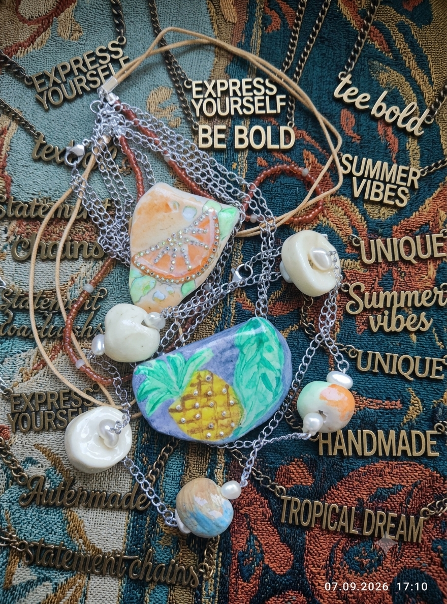 Statement Kette-Handmade