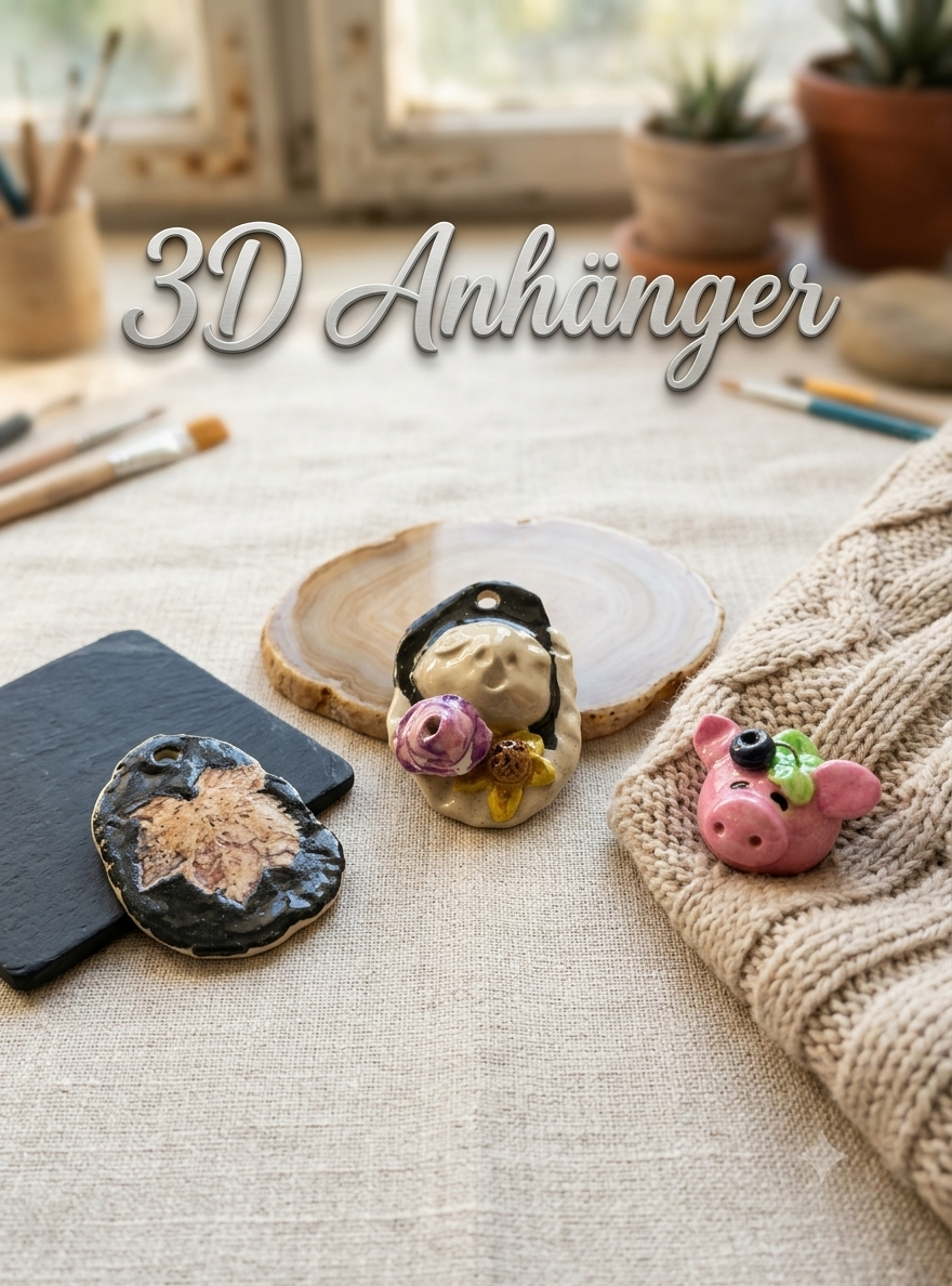 3D Art Schmuckanhänger