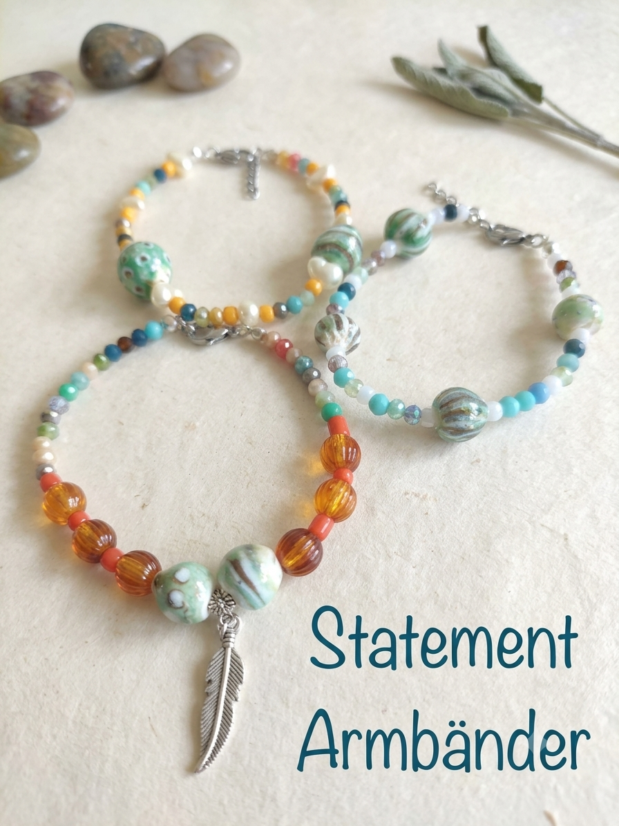 Statement Armbänder Handmade