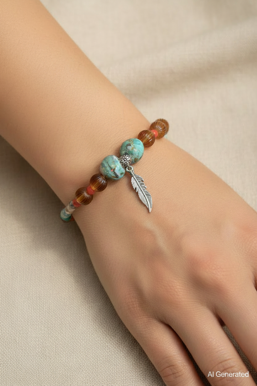 Statement Armband Handmade „Cathy“ – Unikat Schmuck