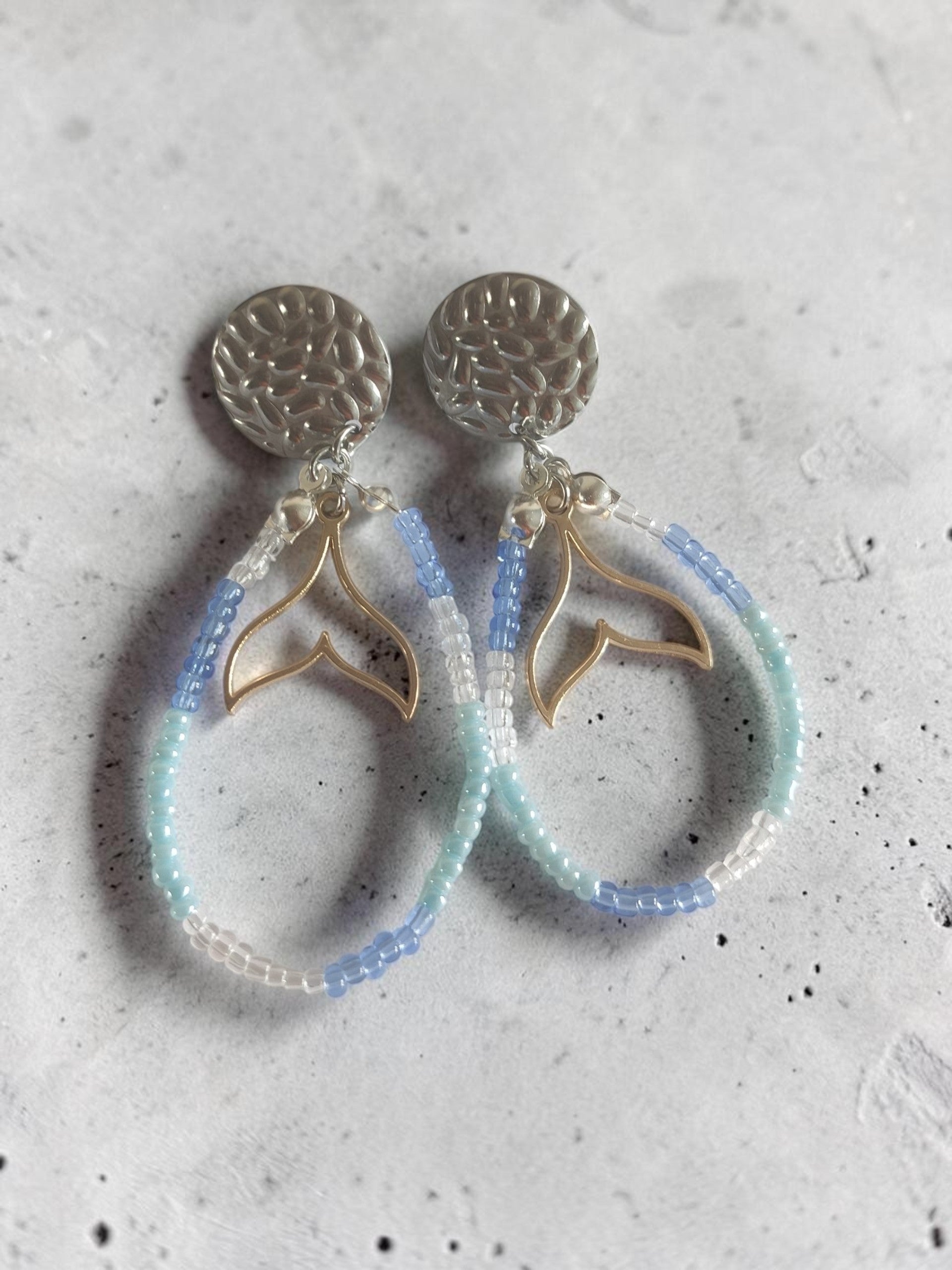 Ohrringe Handmade " Flosse"