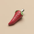 3D Schmuckanhänger Handmade „Chilli Red“ – Unikat Schmuck