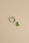 Dino Set Pin Handmade – 2er Dinosaurier Anstecknadel Set