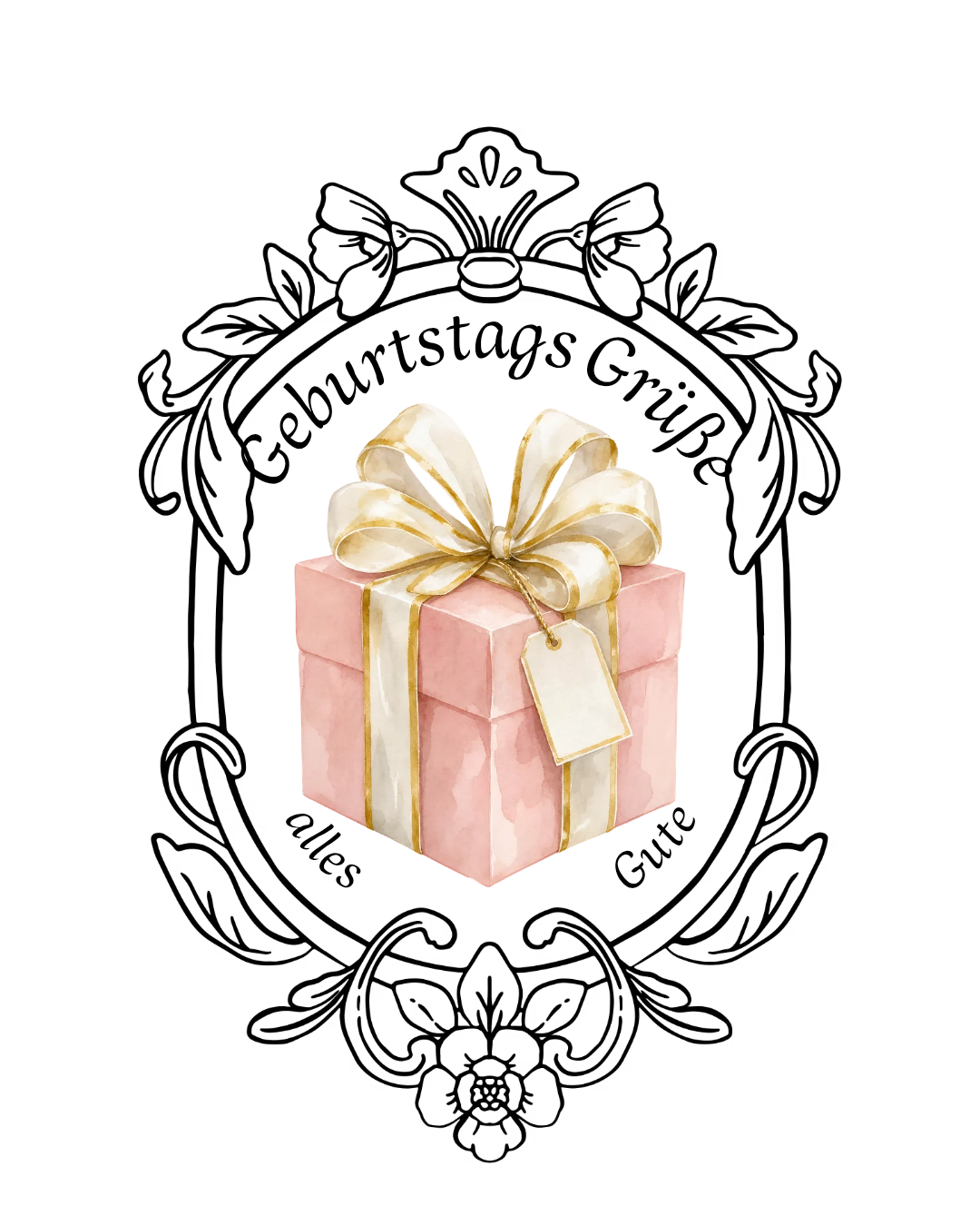 Digitales Produkt " Geburtstags Karte - Geschenk"