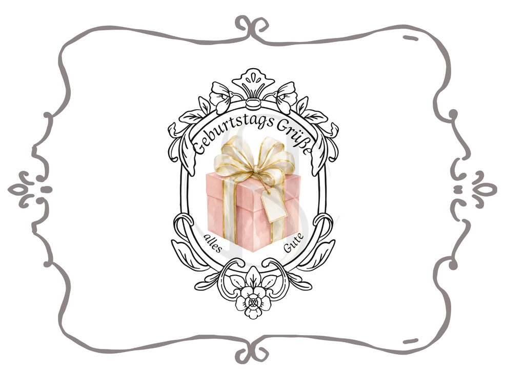 Digitales Produkt " Geburtstags Karte - Geschenk"