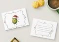 Digitales Produkt  Weihnachtskarte " Olivia Weihnachtsrausch "
