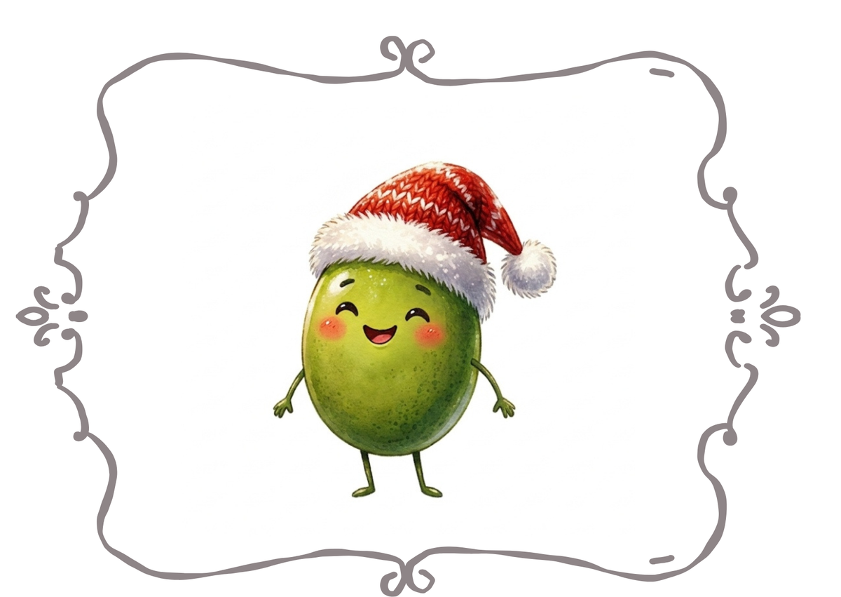 Digitales Produkt  Weihnachtskarte " Olivia Weihnachtsrausch "