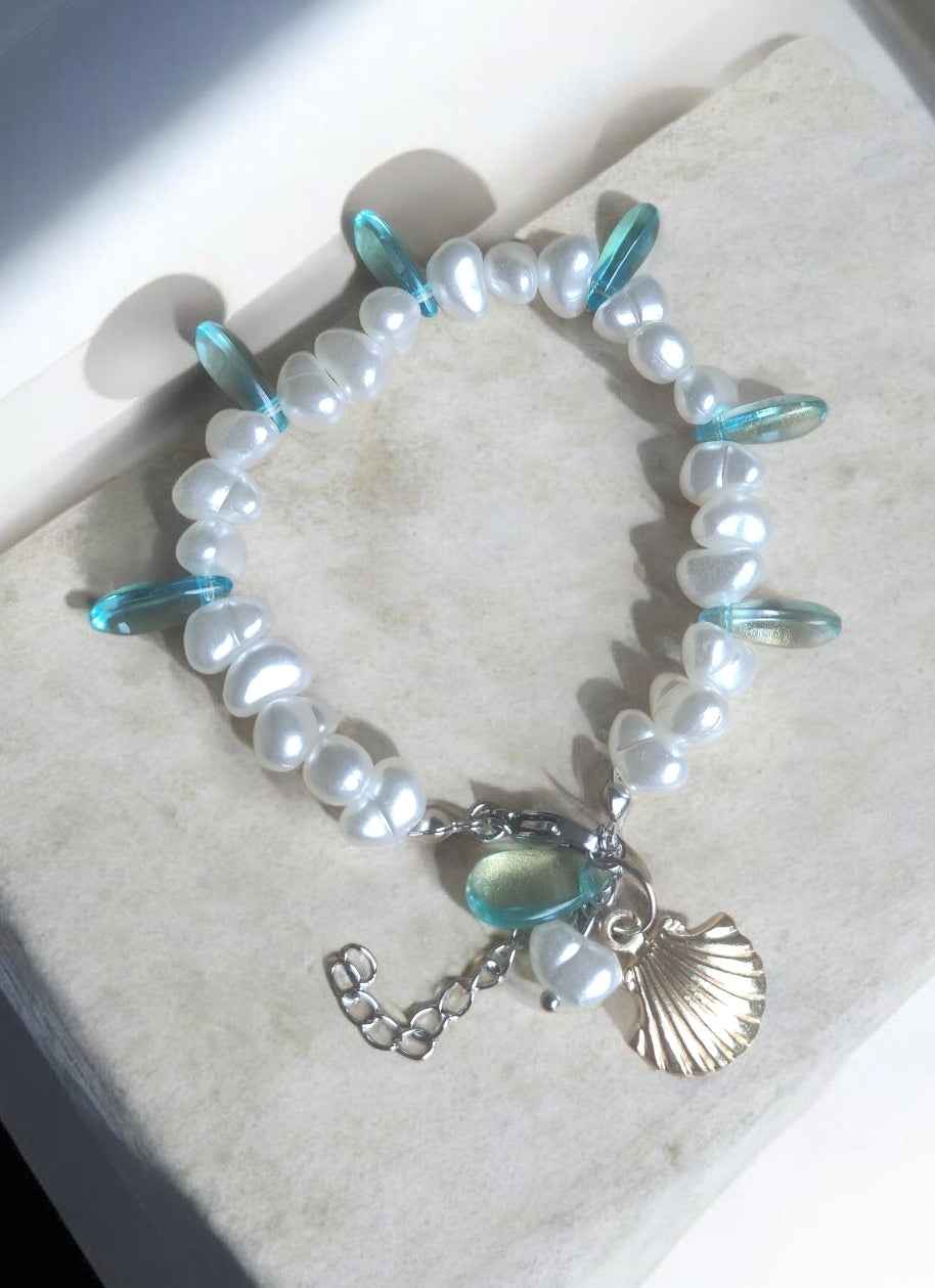 Armband Handmade "Blue Trops" - Stickertoo Handmade
