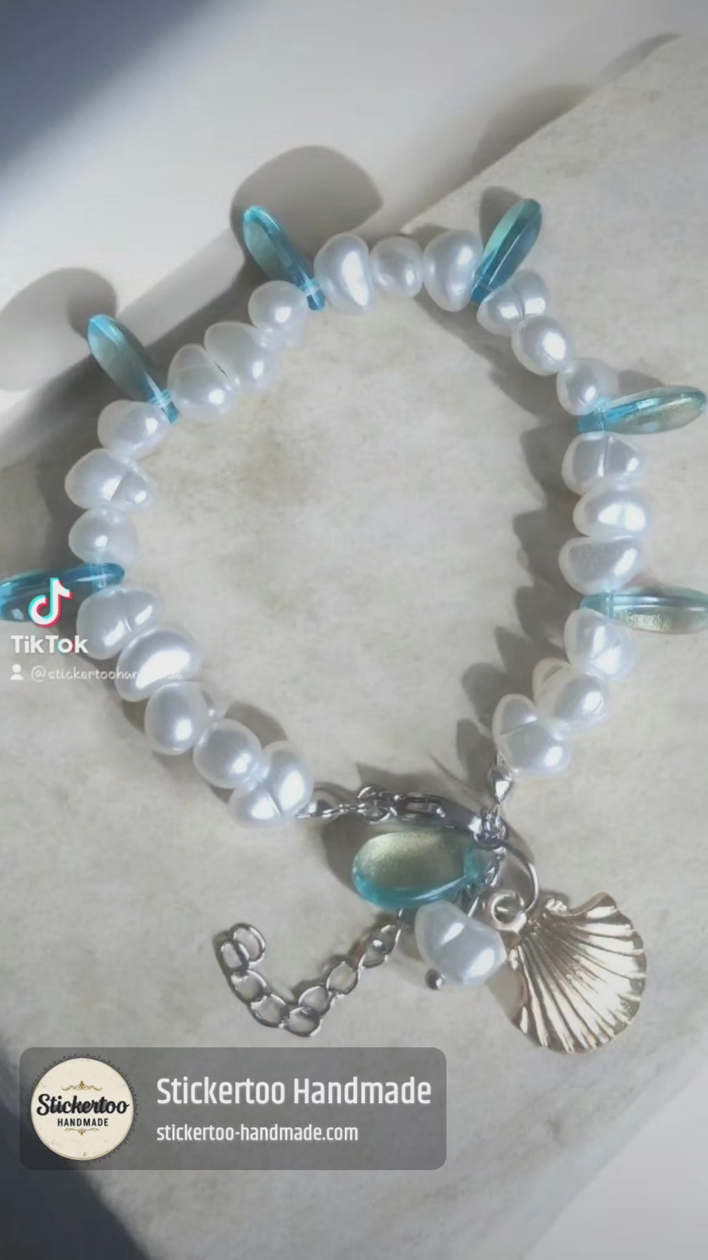 Handmade Bracelet "Blue Trops"