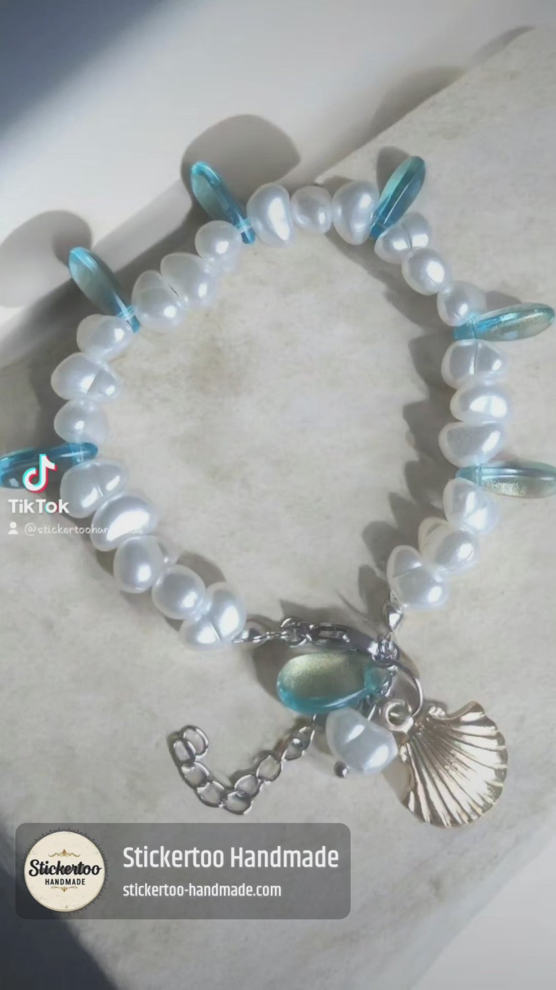 Handmade Bracelet "Blue Trops"