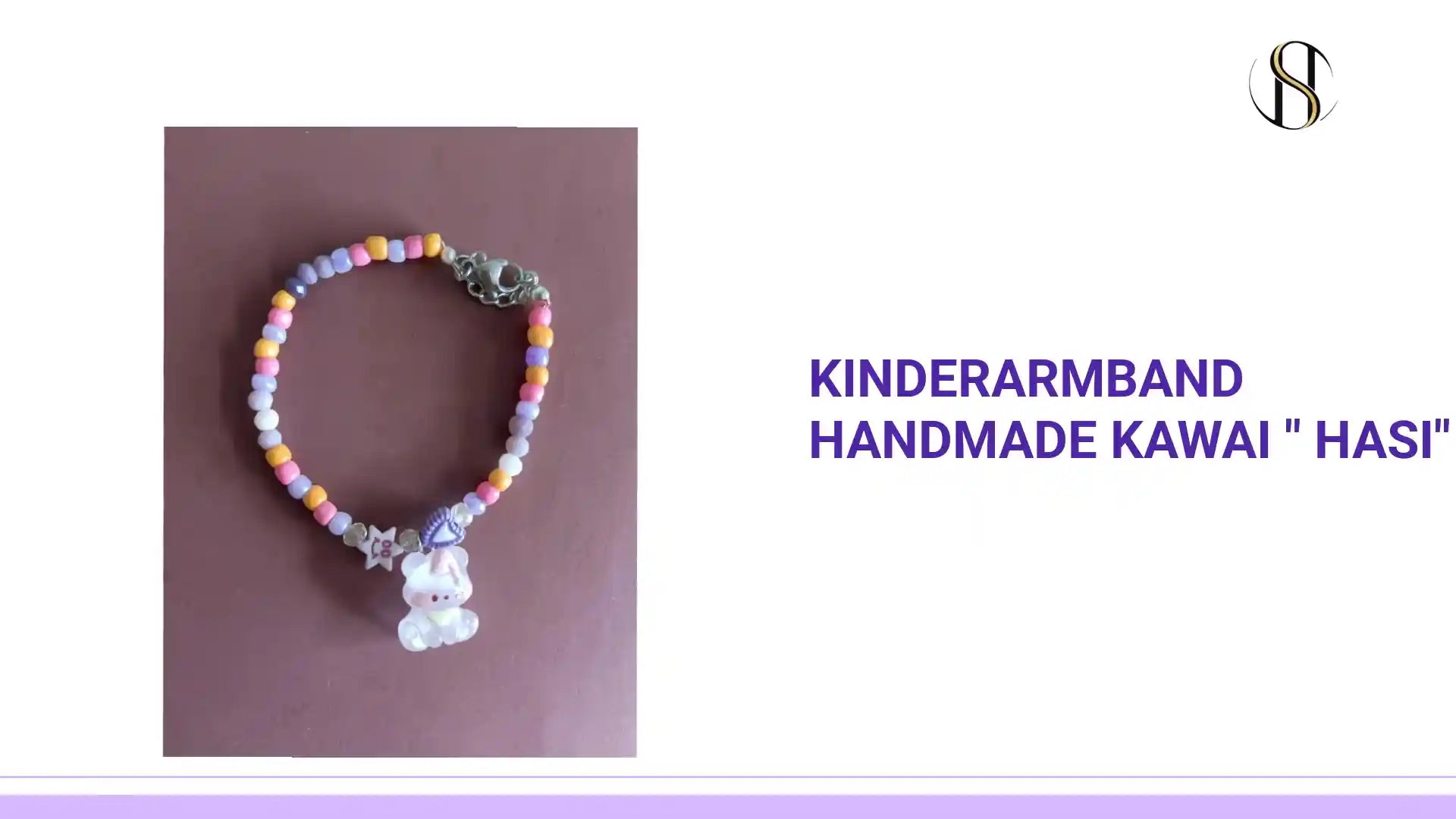 Kinderarmband Handmade Kawai " Hasi" by@Outfy