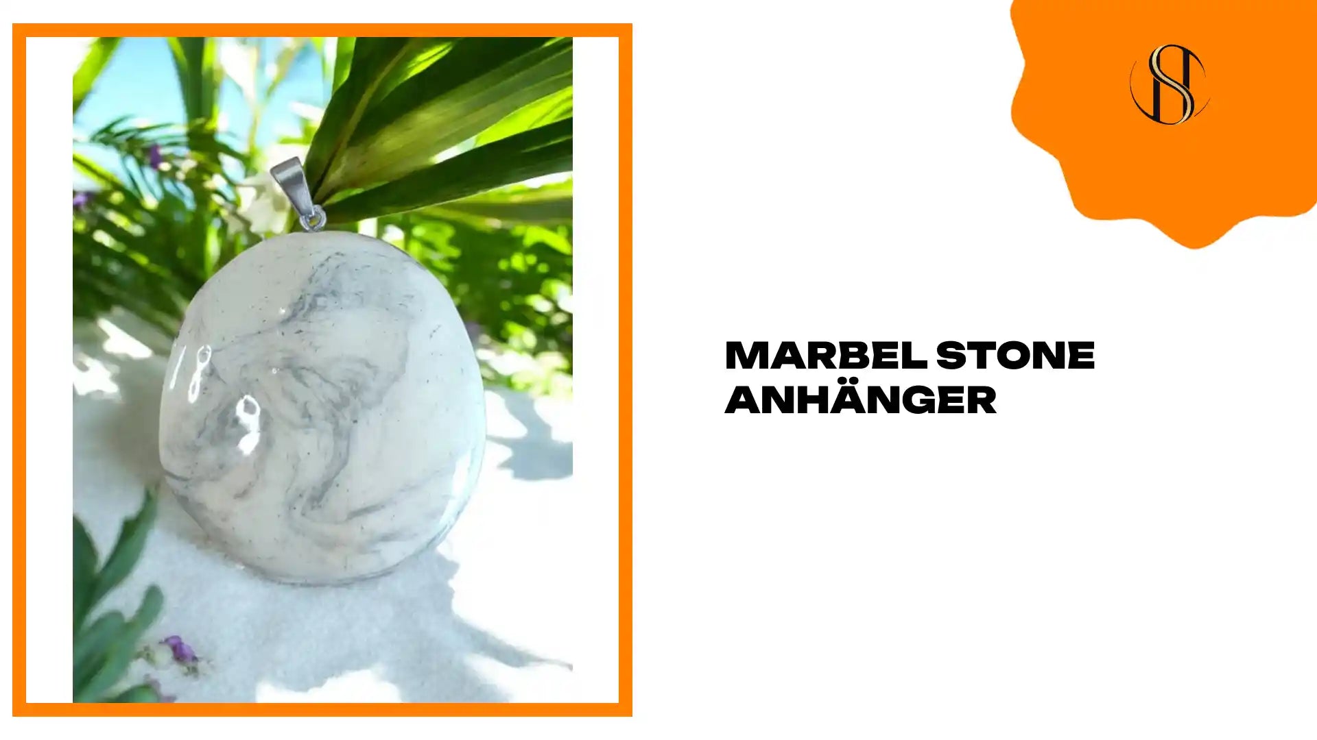 Marbel Stone Anh&auml;nger by@Outfy