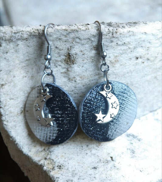 Ohrringe Handmade Moon