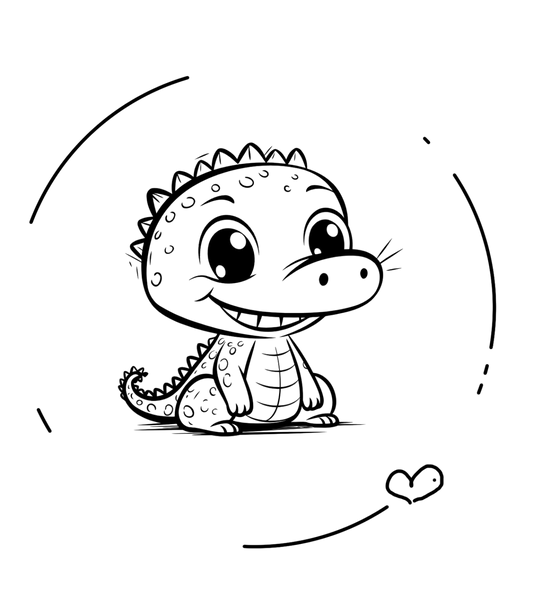 Digitale Bild " Dino"