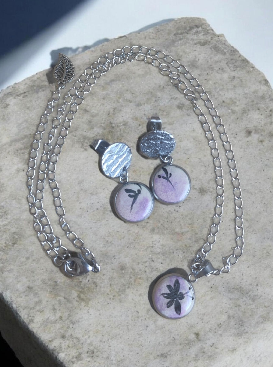 Schmuck Set - Handmade "Libelle"