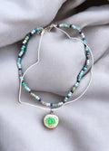 Perlenkette Handmade "Brokkoli 2"