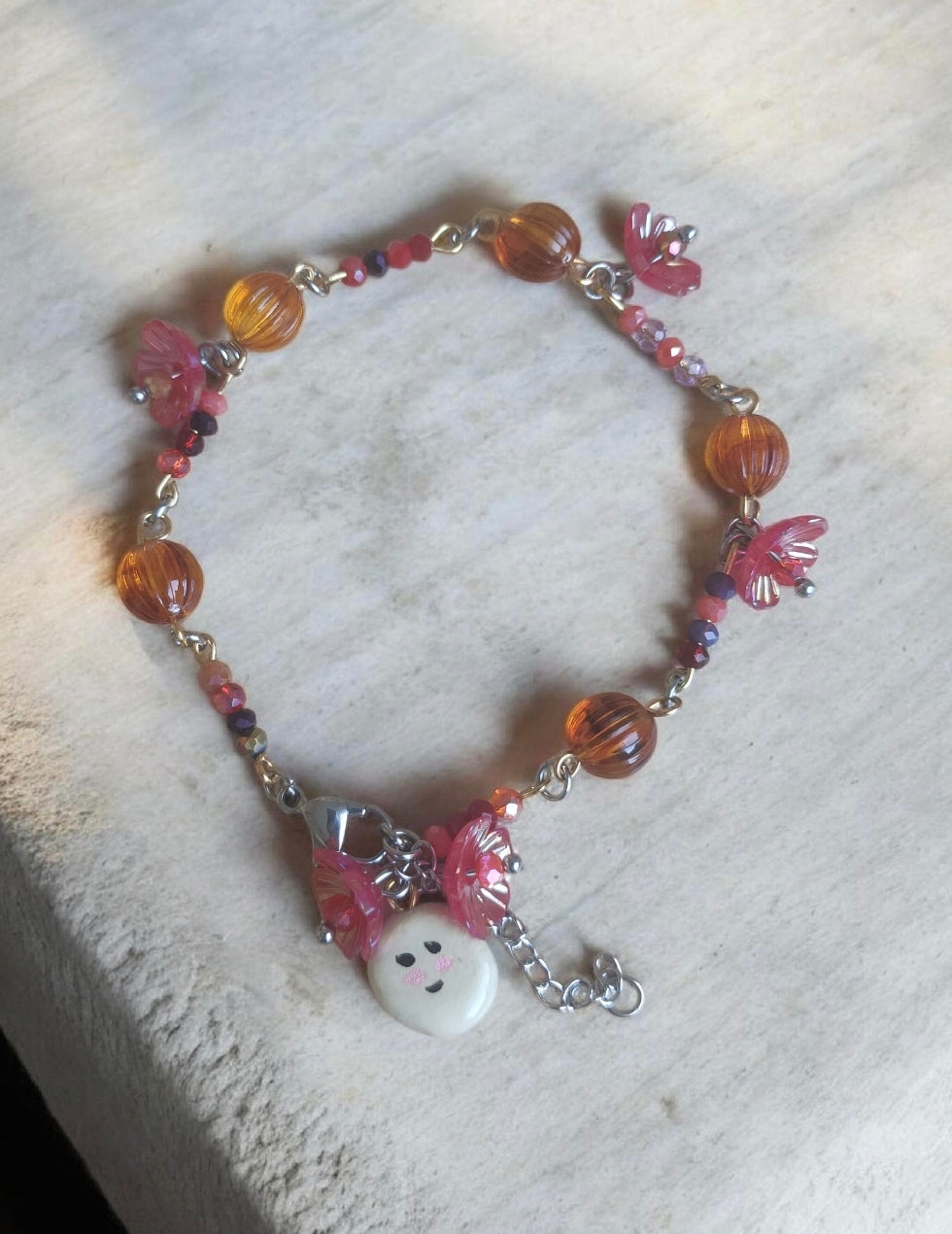 Bracelet Handmade - Smiley Flower