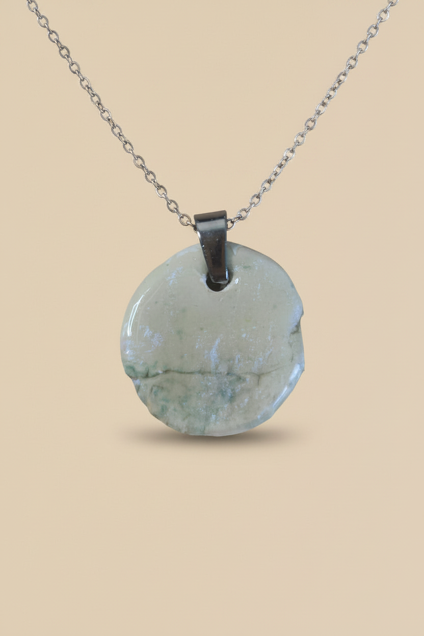 Marbel Stone Anhänger Handmade „Beate“ – Unikat Schmuck