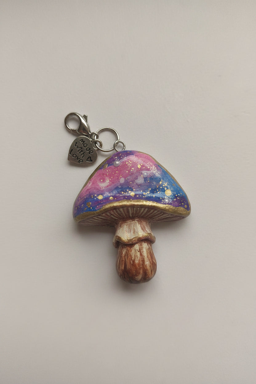 Schlüsselanhänger Handmade " Himmel Pilz"