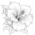 Digitales Bild " Hibiskus"