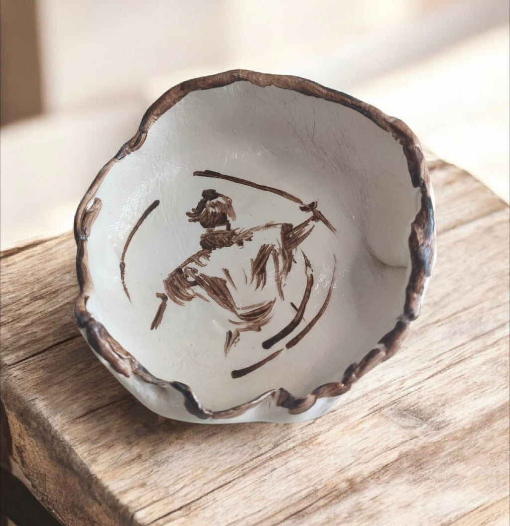 Schale Handmade Samurai
